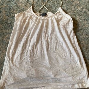 Armani exchange white top Size small
